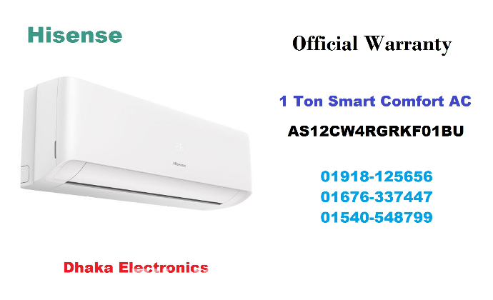 Hisense 1 ton Smart Comfort AC AS12CW4RGRKF01BU